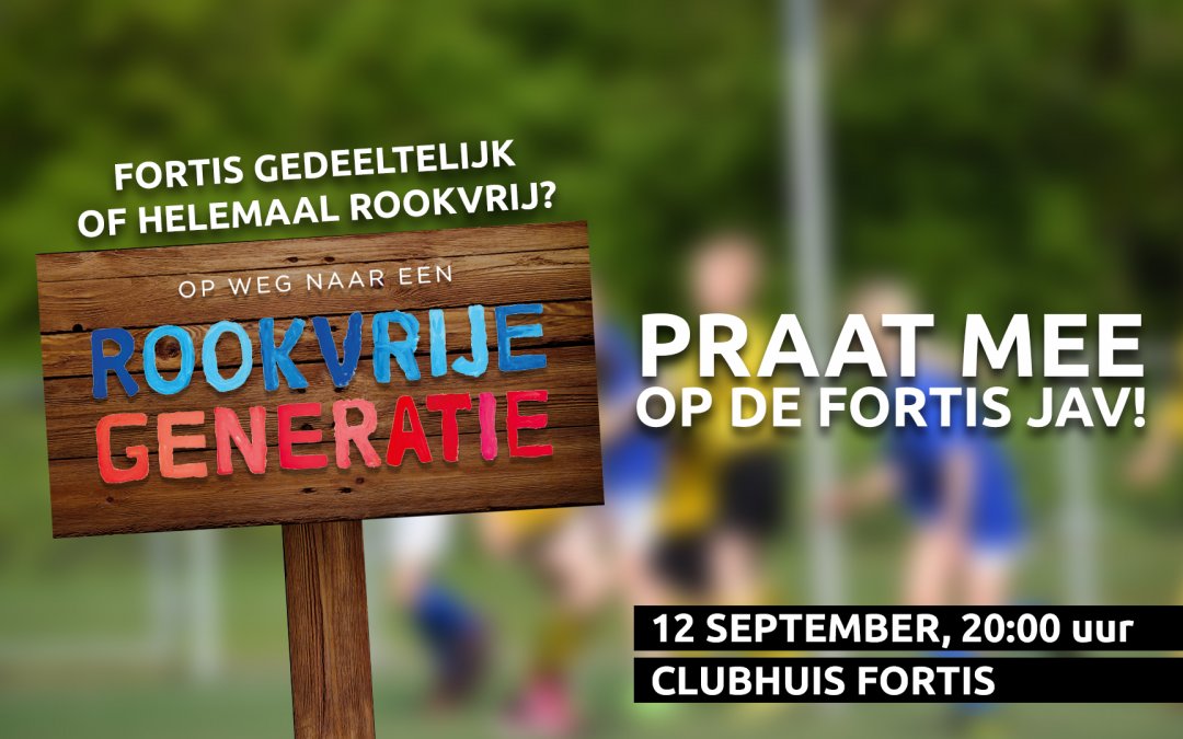 Wat wil jij? Fortis geheel of gedeeltelijk rookvrij?